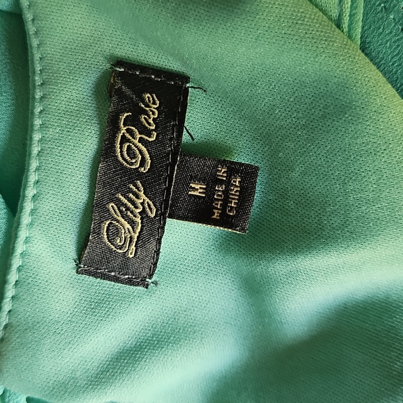 Lily Rose Mint Flowy Dress [size M] - Picture 7 of 7